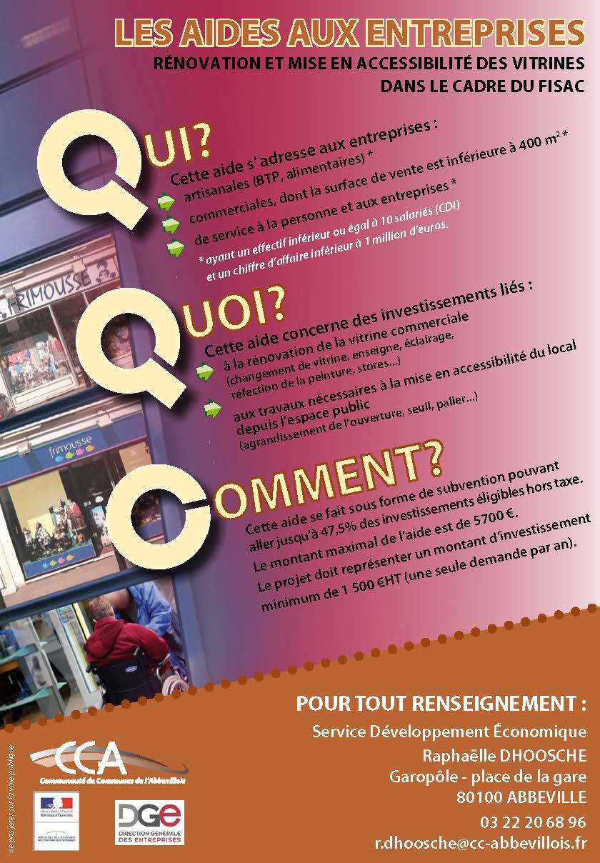 Flyer_Aide_Rénovation_Mise_en_Accessibilité des vitrines dans le cadre du Fisac